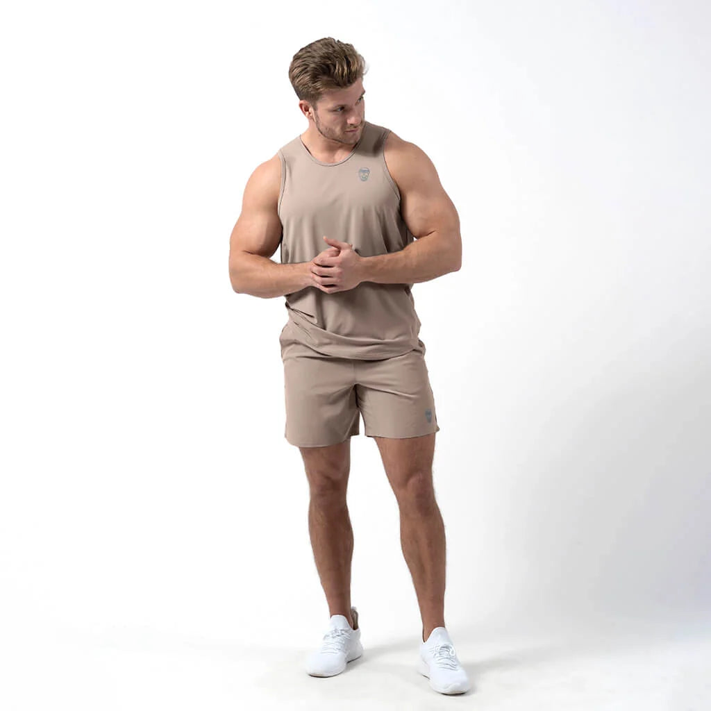 Performance Shorts - Taupe