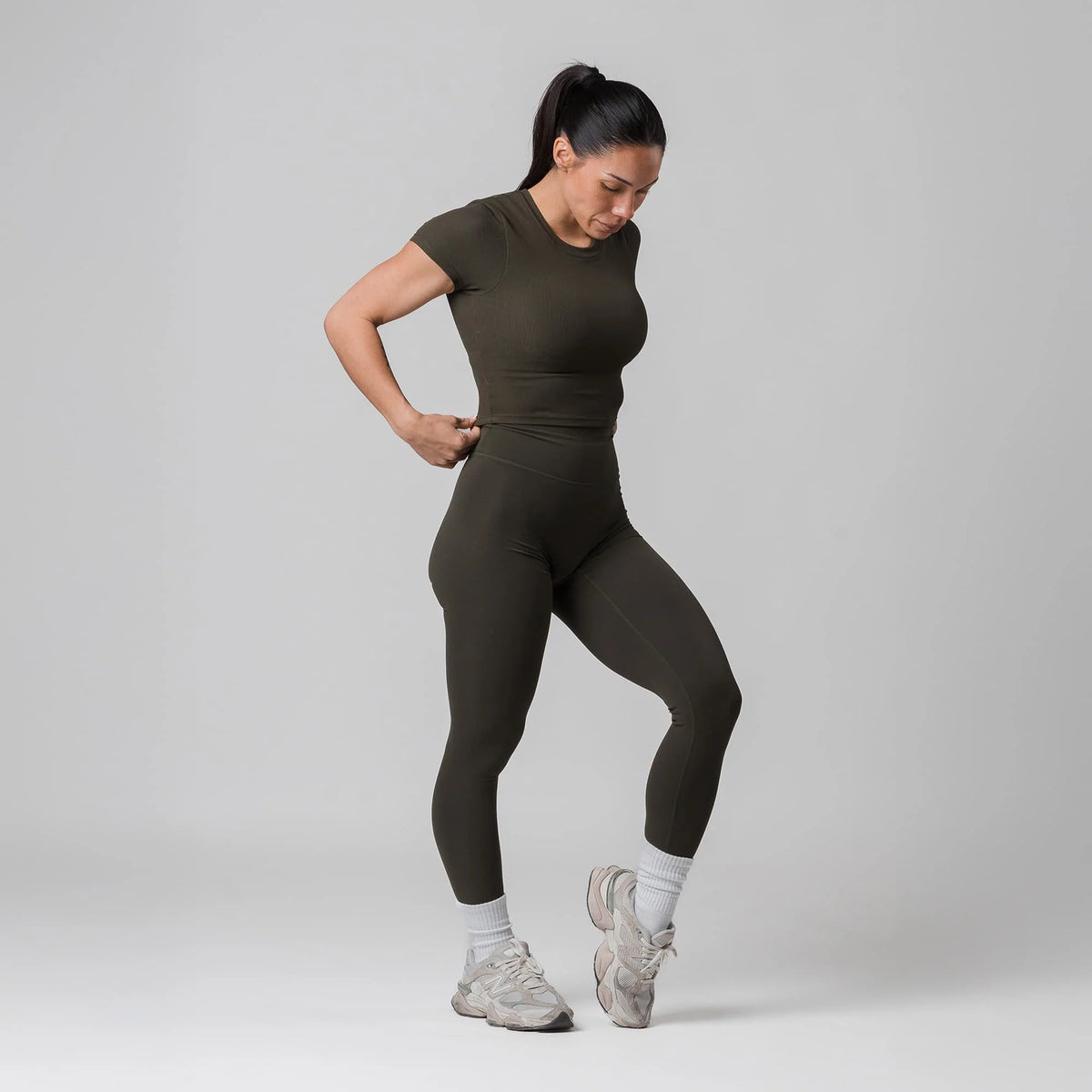 Axis Support Baby Tee - OD Green